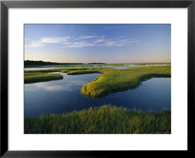Tidal Flats Of Nauset Marsh In Eastham by Michael Melford Pricing Limited Edition Print image