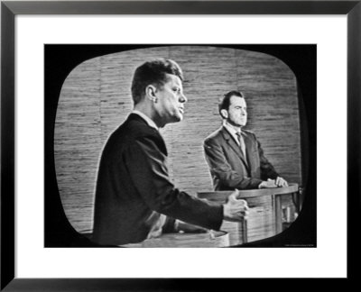 2Nd Televised Debate Between Richard M. Nixon And John F. Kennedy by Paul Schutzer Pricing Limited Edition Print image