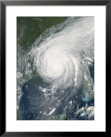 August 29, 2005, Hurrican Katrina Over The Gulf Coast by Stocktrek Images Pricing Limited Edition Print image