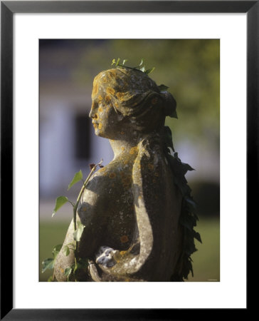 A Stone Statue In A Castle Garden by Hans-Peter Siffert Pricing Limited Edition Print image