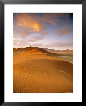 Sand Dune In Desert, Namibia by Peter Adams Pricing Limited Edition Print image