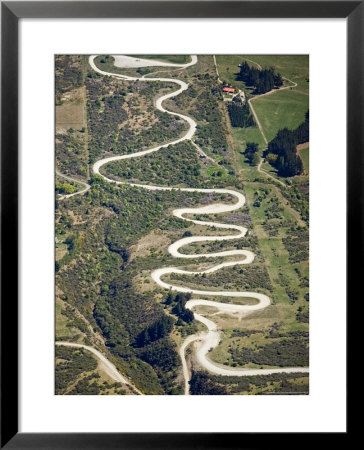 Zigzag Road To The Remarkables Ski Field, Queenstown, South Island, New Zealand by David Wall Pricing Limited Edition Print image