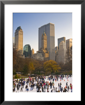 Central Park, Wollman Icerink, Manhattan, New York City, Usa by Alan Copson Pricing Limited Edition Print image