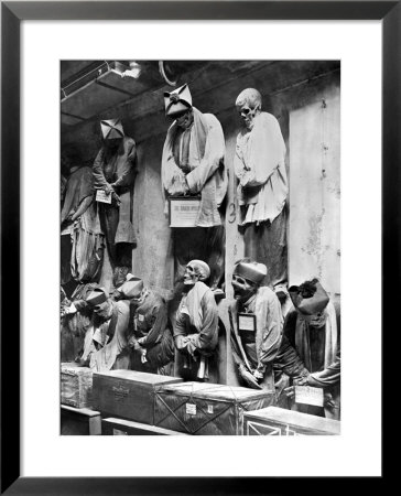 Mummies Of Catacomb In Palermo, Italy by Giorgio Sommer Pricing Limited Edition Print image