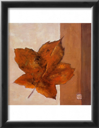 Leaf Impression - Ochre by Ursula Salemink-Roos Pricing Limited Edition Print image