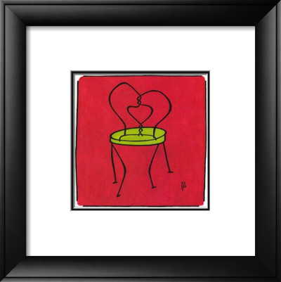Chair On Red by Joyce Mcadams Pricing Limited Edition Print image