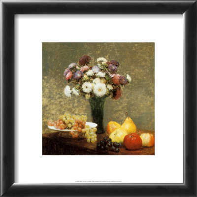 Asters And Fruit by Henri Fantin-Latour Pricing Limited Edition Print image
