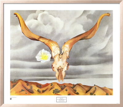 Ram's Head & Hollyhock by Georgia O'keeffe Pricing Limited Edition Print image