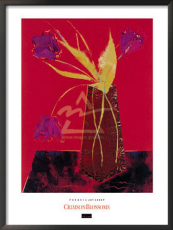 Crimson Blossoms by Jennifer Hollack Pricing Limited Edition Print image