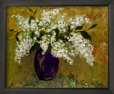 Blue Lilacs by Elizabeth Van Riper Pricing Limited Edition Print image
