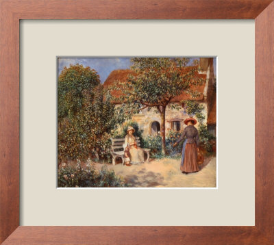 Garden Scene In Brittany, C. 1886 by Pierre-Auguste Renoir Pricing Limited Edition Print image