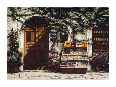 Mercato Di Toscano by Stephen Bergstrom Pricing Limited Edition Print image