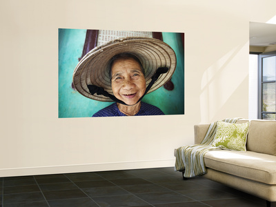 Vietnam, Hoi An, Portrait Of Elderly Woman by Steve Vidler Pricing Limited Edition Print image