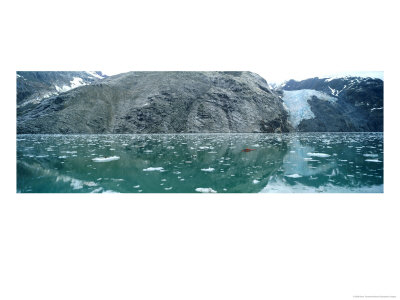 A Wide-Angle View Of Glacier Bay In Alaska by Barry Tessman Pricing Limited Edition Print image