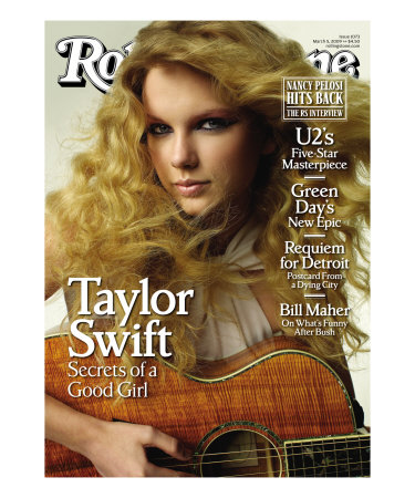 Taylor Swift, Rolling Stone No. 1073, March 5, 2009 by Peggy Sirota Pricing Limited Edition Print image