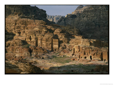The Caves And Tombs Of Petra Were Carved By The Nabateans Over 2000 Years Ago by Annie Griffiths Belt Pricing Limited Edition Print image
