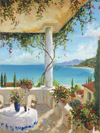 Italian Holiday I by Jerry Georgeff Pricing Limited Edition Print image