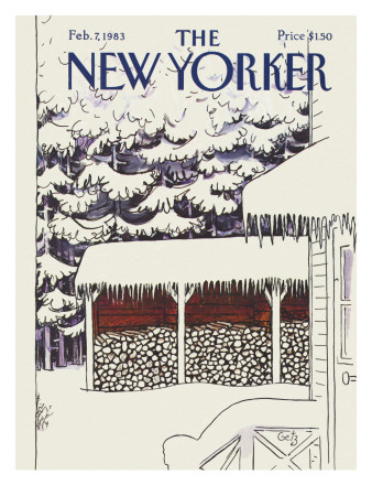 The New Yorker Cover - February 7, 1983 by Arthur Getz Pricing Limited Edition Print image
