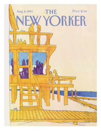 The New Yorker Cover - August 8, 1983 by Arthur Getz Pricing Limited Edition Print image