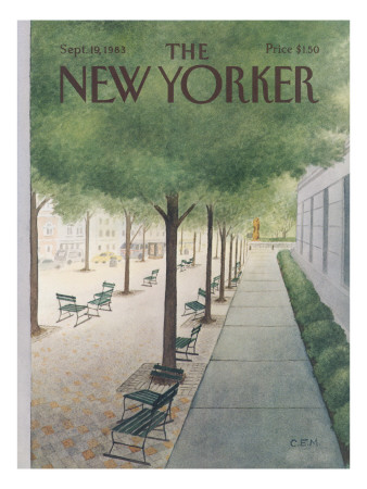 The New Yorker Cover - September 19, 1983 by Charles E. Martin Pricing Limited Edition Print image