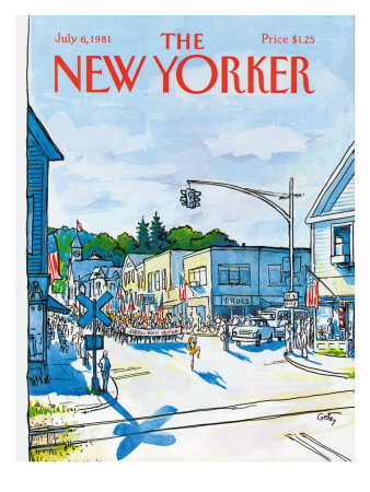 The New Yorker Cover - July 6, 1981 by Arthur Getz Pricing Limited Edition Print image