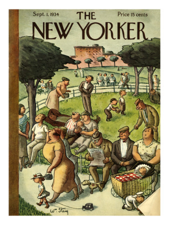 The New Yorker Cover - September 1, 1934 by William Steig Pricing Limited Edition Print image