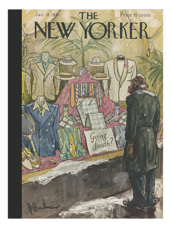 The New Yorker Cover - January 18, 1941 by Perry Barlow Pricing Limited Edition Print image