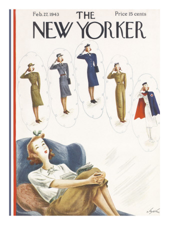 The New Yorker Cover - February 27, 1943 by Constantin Alajalov Pricing Limited Edition Print image