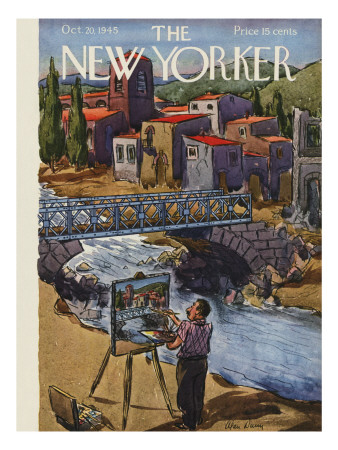The New Yorker Cover - October 20, 1945 by Alan Dunn Pricing Limited Edition Print image