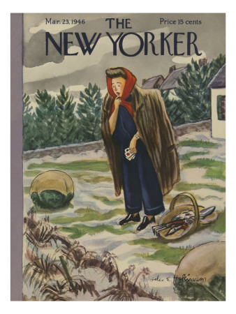 The New Yorker Cover - March 23, 1946 by Helen E. Hokinson Pricing Limited Edition Print image