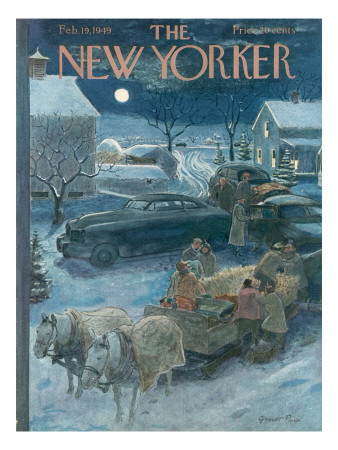 The New Yorker Cover - February 19, 1949 by Garrett Price Pricing Limited Edition Print image