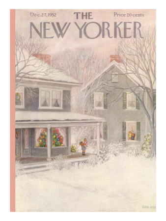 The New Yorker Cover - December 27, 1952 by Edna Eicke Pricing Limited Edition Print image