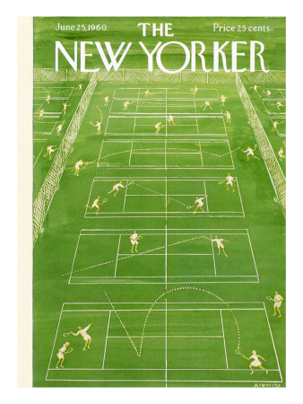 The New Yorker Cover - June 25, 1960 by Anatol Kovarsky Pricing Limited Edition Print image