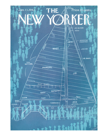 The New Yorker Cover - January 13, 1962 by Charles E. Martin Pricing Limited Edition Print image