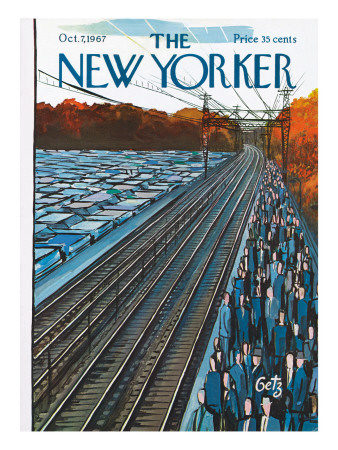 The New Yorker Cover - October 7, 1967 by Arthur Getz Pricing Limited Edition Print image