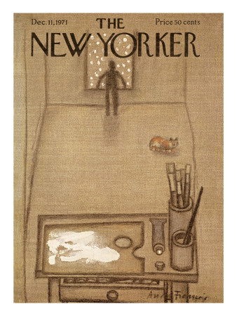 The New Yorker Cover - December 11, 1971 by Andre Francois Pricing Limited Edition Print image