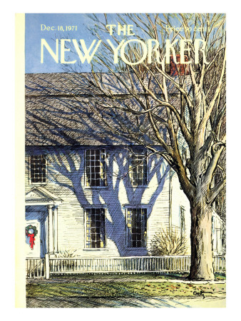 The New Yorker Cover - December 18, 1971 by Arthur Getz Pricing Limited Edition Print image