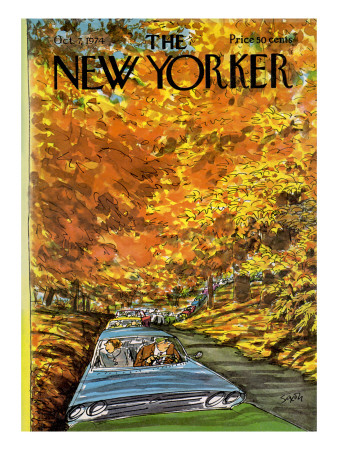 The New Yorker Cover - October 7, 1974 by Charles Saxon Pricing Limited Edition Print image