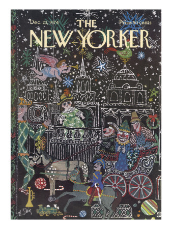 The New Yorker Cover - December 23, 1974 by William Steig Pricing Limited Edition Print image