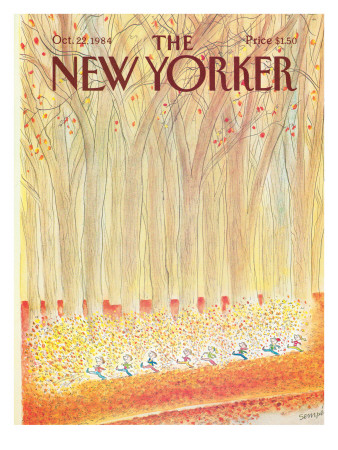 The New Yorker Cover - October 22, 1984 by Jean-Jacques Sempe Pricing Limited Edition Print image