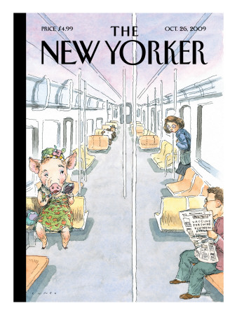 The New Yorker Cover - October 26, 2009 by John Cuneo Pricing Limited Edition Print image