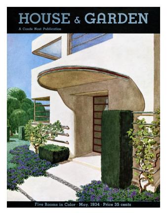 House & Garden Cover - May 1934 by Pierre Brissaud Pricing Limited Edition Print image