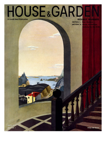 House & Garden Cover - May 1937 by Pierre Pagès Pricing Limited Edition Print image