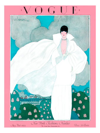 Vogue Cover - May 1925 by Georges Lepape Pricing Limited Edition Print image