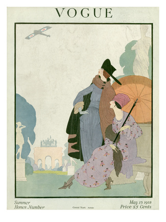 Vogue Cover - May 1918 by Helen Dryden Pricing Limited Edition Print image
