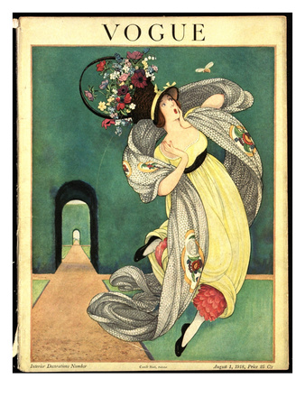 Vogue Cover - August 1918 by George Wolfe Plank Pricing Limited Edition Print image