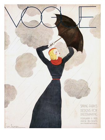 Vogue Cover - February 1933 by Georges Lepape Pricing Limited Edition Print image