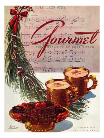 Gourmet Cover - December 1943 by Henry Stahlhut Pricing Limited Edition Print image