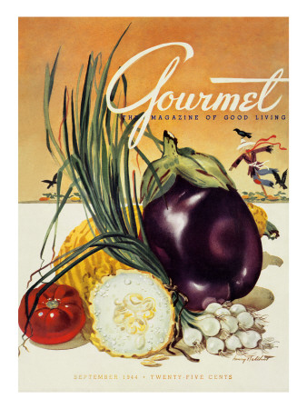 Gourmet Cover - September 1944 by Henry Stahlhut Pricing Limited Edition Print image