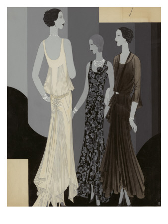 Vogue - February 1930 by William Bolin Pricing Limited Edition Print image